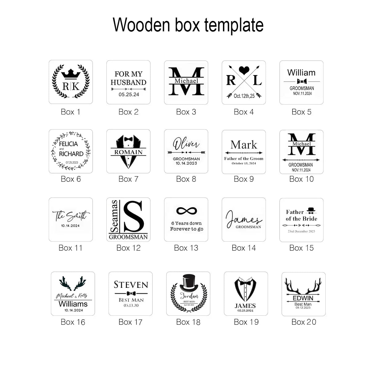 Custom Engraved Round Cufflinks & Tie Clip Set Stainless Steel Anniversary Wedding Birthday Groomsmen Gift for Father Husband