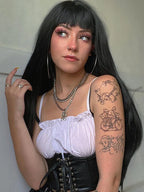 AltGoth Dark Casual Sexy Vest Women Animal Print Bodycon Slim Crop Tank Tops Gothic Punk Fashion Nightclub Corset Camisole Femme