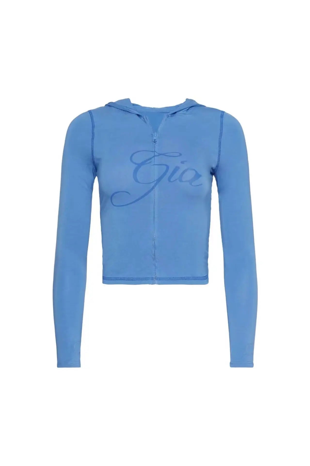 25 Summer New Shoulder Letter Printed Bright Thread Design Slimming Hooded Zipper Short Coat Shorts Set for Women