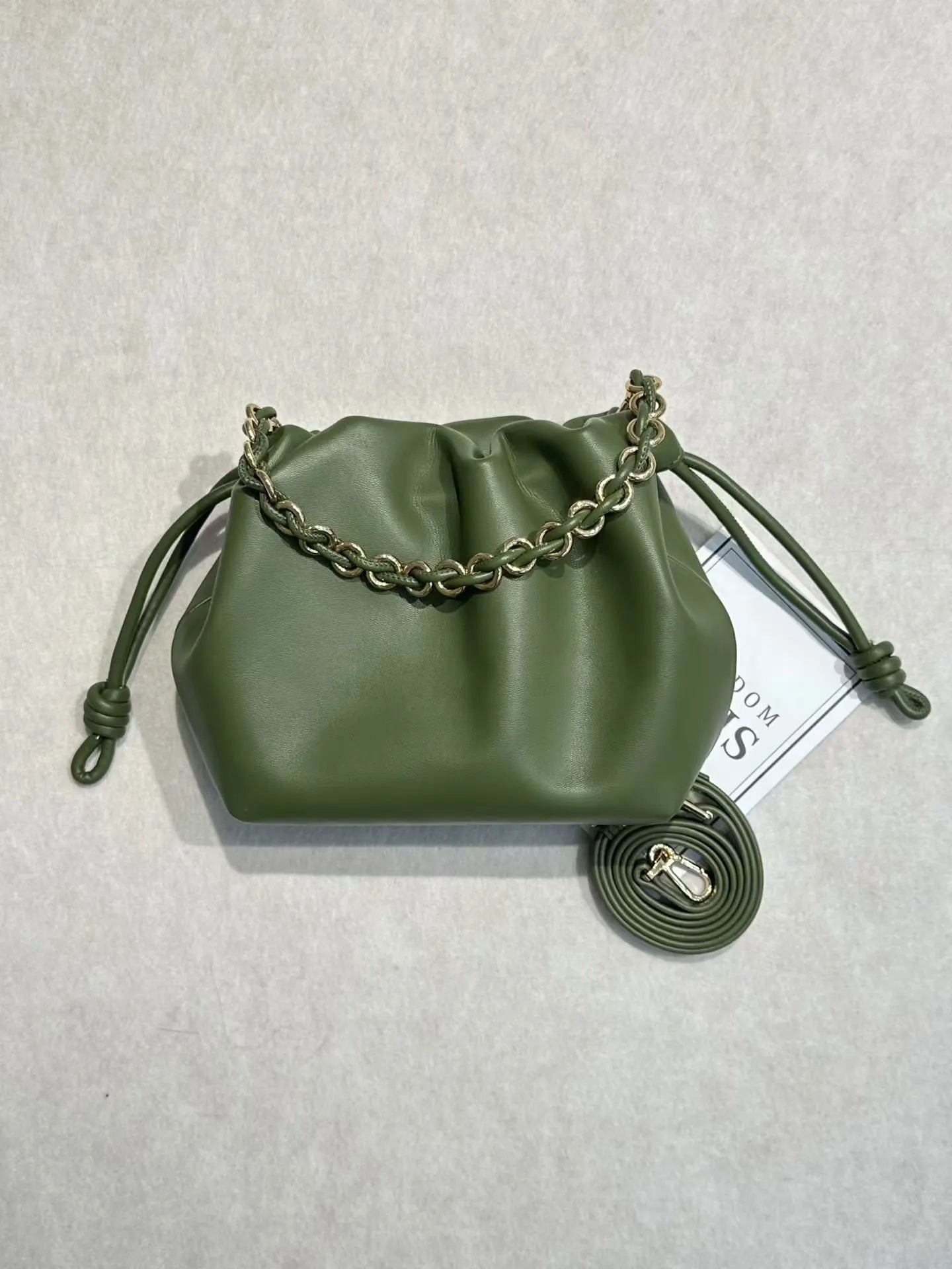 Brand Design Fashion High-grade Texture Leather Cloud Bag Luxury Ladies High Quality Cowhide  Shoulder Crossbody Bags For Women