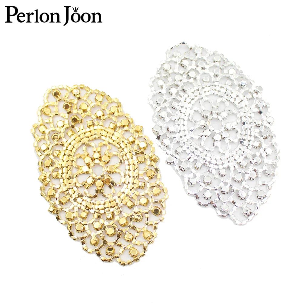 Crystal for Welding technology  patch classic DIY gold silver wedding dress Rhinestone decoration accessories  YHX061