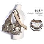 Angelkiss Women Handbags Leopard Bag Top-handle Handbag Fashion Satchel Dumpling Pack Shoulder Bag Tote Bag Hobos Large Purse