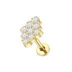 1PC Titanium Zircon Star Flower Labret Piercing for Women Cartilage Tragus Daith Helix Stud Earring Body Jewelry