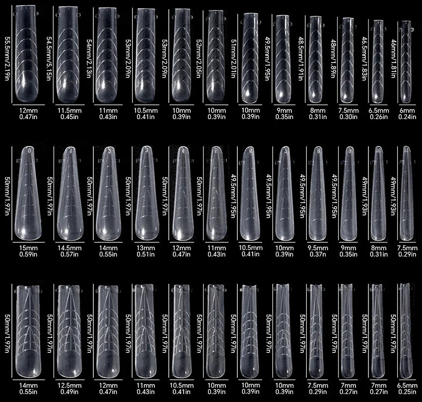 120Pcs Nail Forms For UV Gel Quick Building Extension Top Molds Dual Forms Acrylic Nail Art Tips Nails Accessories Tools