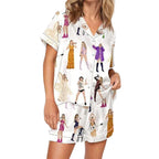 2025 Taylor Pajamas Set Shirt And Pant Matching Sleepwear Women's Pajamas Trouser Sets Comfortable Homewear Gifts for Fans