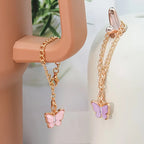 6pcs Reusable Accessories Set for Stanley 40oz Tumblers - Bow Straw Covers, Sparkling Straw, Protective Boot, Charm Chains