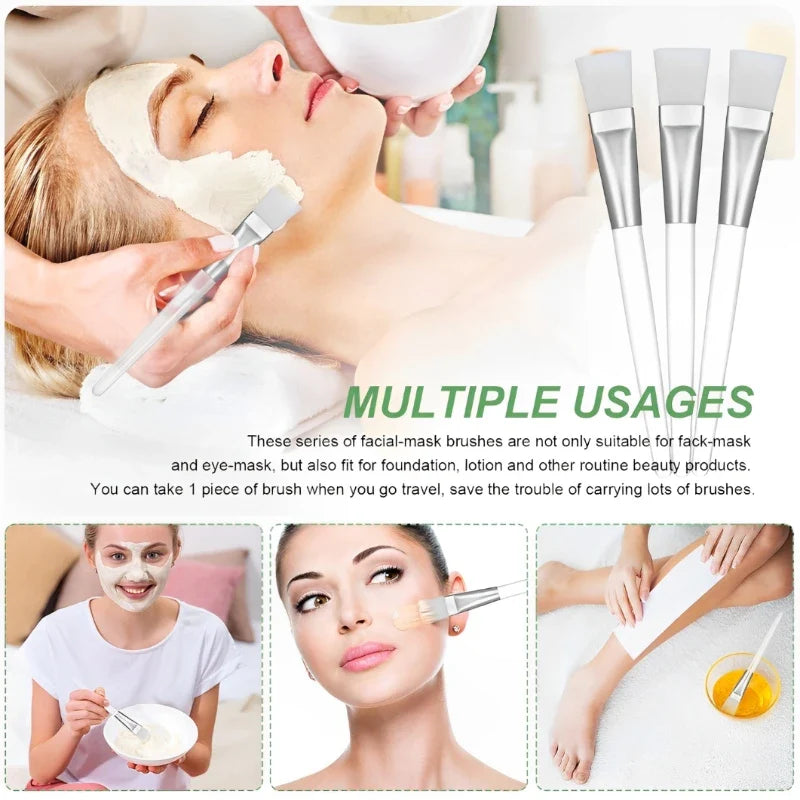 10/5/3/1pcs Facial Mask Bowl Mixing Bowl Acrylic Oil Bowl Set Face Mud Mixing Brush Applicator Beauty Salon DIY Skin Care Tools