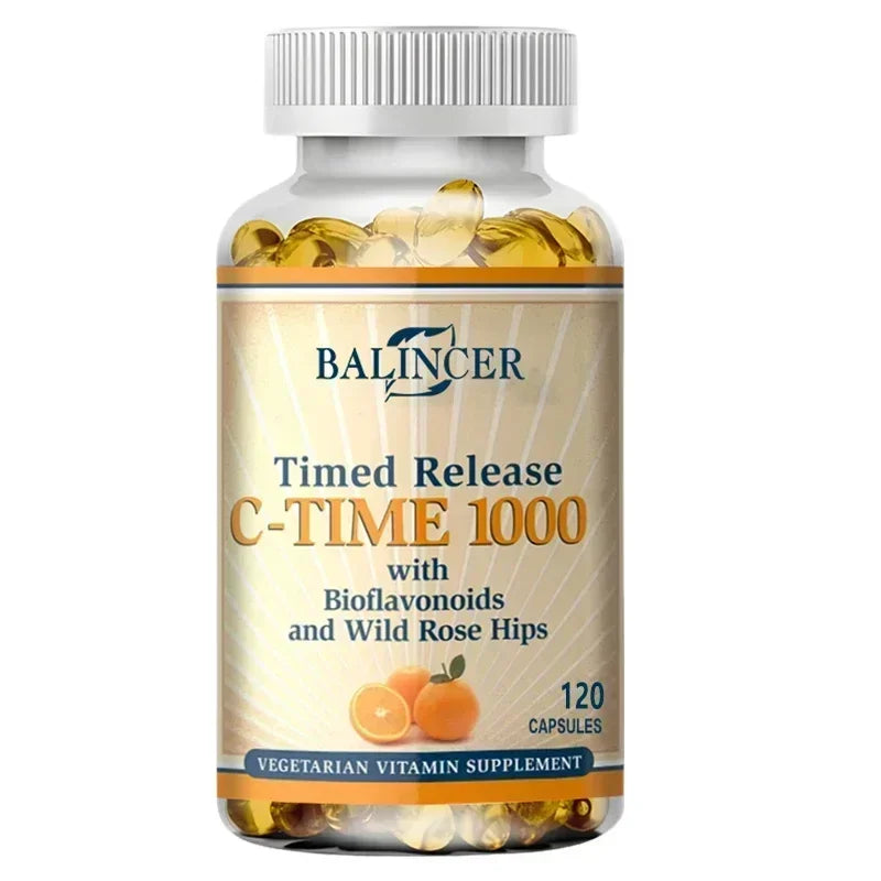 1000 Mg Vitamin C Contains Wild Rosehips-Promotes Collagen Production, Boosts Immunity, Strong Antioxidant, Supports Skin Health