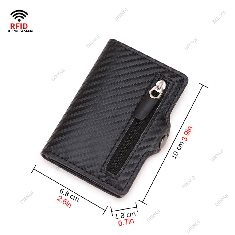 Anti Thief Rfid Credit Card Holder Wallet Men Women Smart Minimalist Wallets Slim Bank Cardholder Case Bag Purse Carteras Choice