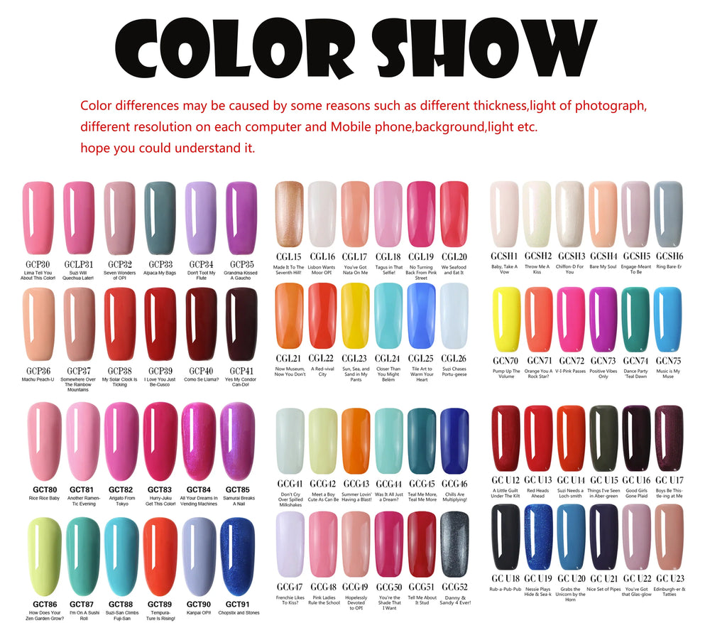 15ml 198 Colors Nail Gel Polish UV LED Nail Art Gel Semi Permanent Varnish Spring Summer Nude Opie Popular Colors Soak Off UVGel