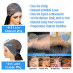 99J Burgundy Straight 13x4 Lace Frontal Bob Wigs Brazilian 100% Human Hair For Women WineRed Lace Front Human Hair Wig Short Bob