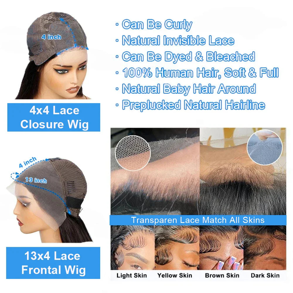 99J Burgundy Straight 13x4 Lace Frontal Bob Wigs Brazilian 100% Human Hair For Women WineRed Lace Front Human Hair Wig Short Bob