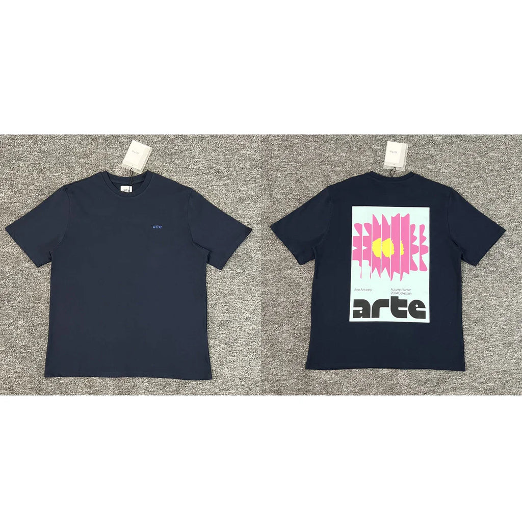 ARTE T-shirts Men Women Couples Streetwear High Quality Print Round Neck Short Sleeve Arte Top Tee One Day Shipped Out