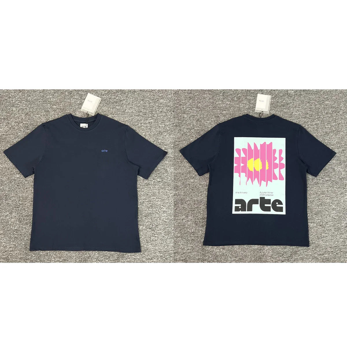 ARTE T-shirts Men Women Couples Streetwear High Quality Print Round Neck Short Sleeve Arte Top Tee One Day Shipped Out