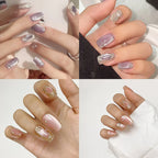 CANNI New 18ml Long Wear No-wipe Bright Topcoat Peeloff Base coat 5g Crystal Magnetic Cat Eye Gel Sparkling Glitter Varnishe