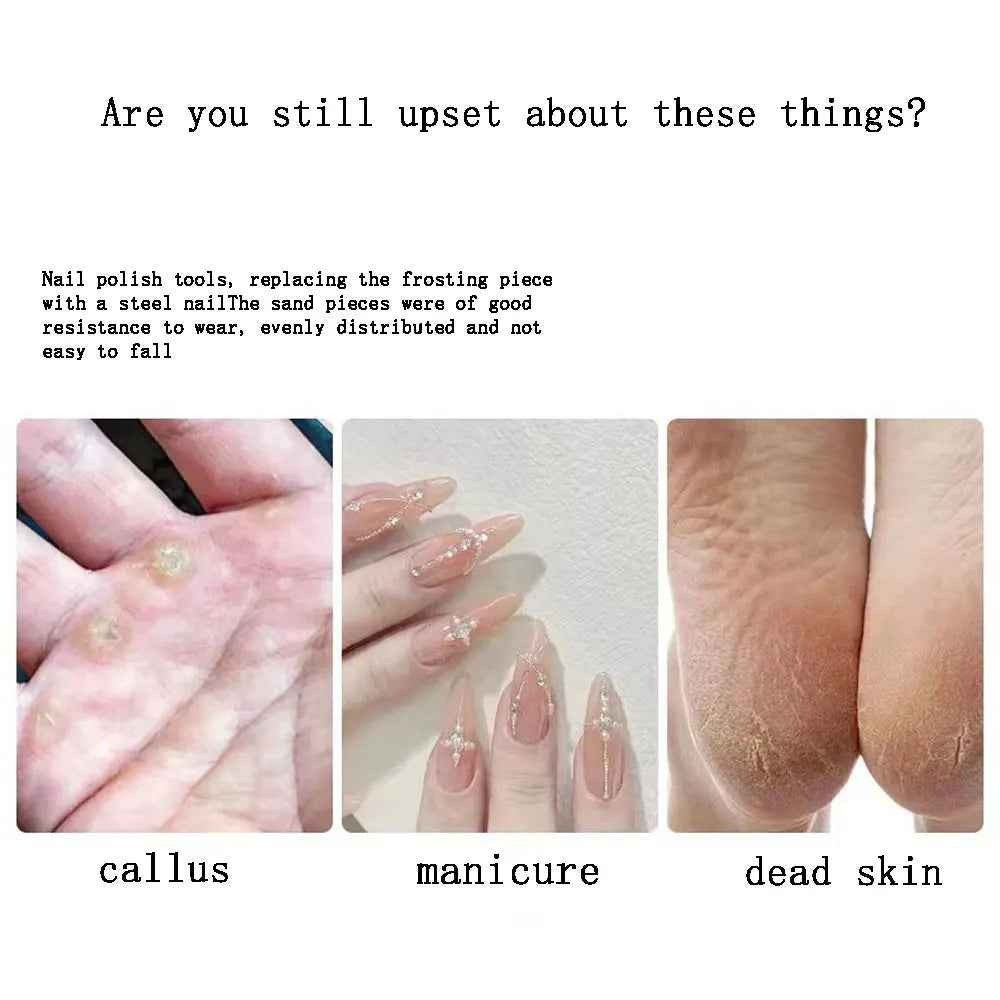 Disc For Pedicure Cuticle Callus Remove Tool For Electric Foot File Callus Hard Dead Skin Pedicure Tools Replaceable Sandpaper