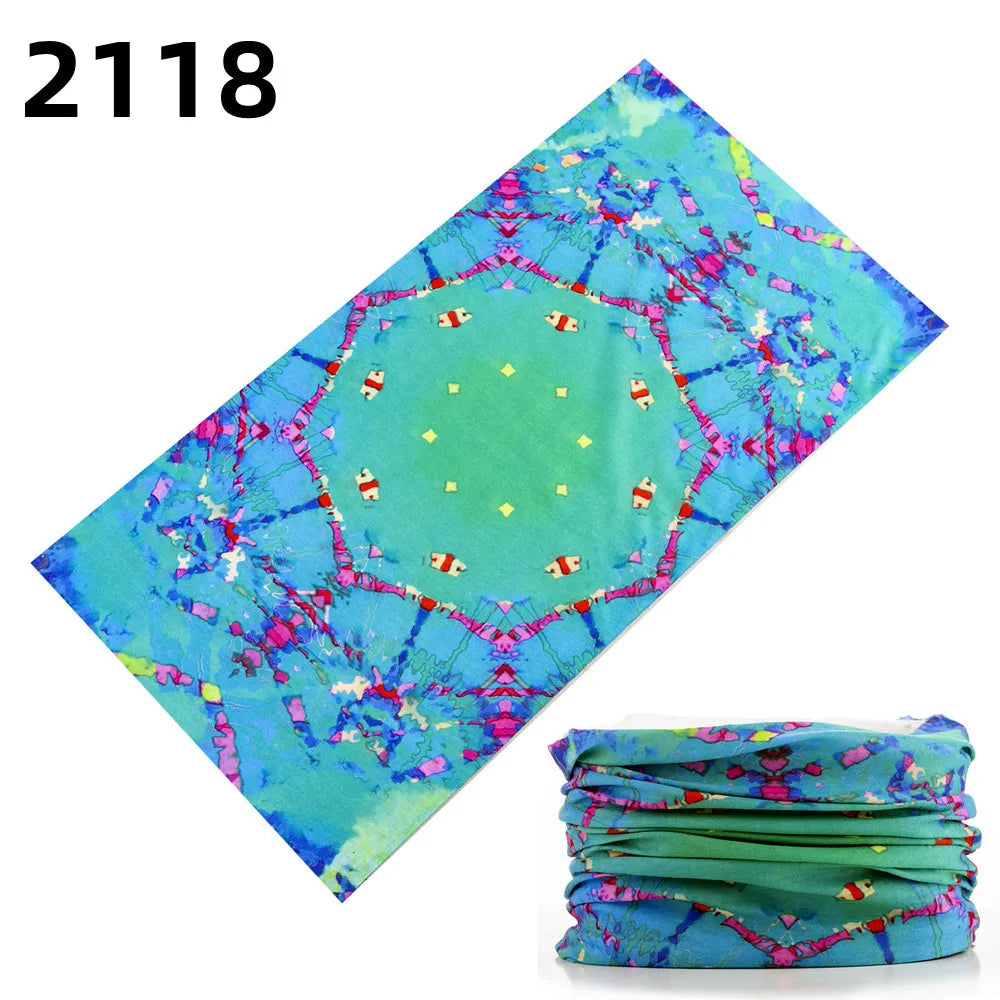 2101Unisex Climbing Hiking Scarf Sport Headwear Bandanas Motorcycle Turban Hand Band Magic Scarves Outdoor Cycling Headband Mask