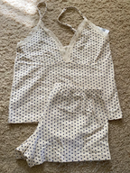 Blue Striped Tank Shorts Pajama Set Women Summer Sleeveless Crop Top+Elastic Waist Straight Short Pant Cotton Home 2 Piece Sets