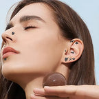 5PCS Flower Tragus Piercing Set Flat Back Cz Cartilage Stud Earring Helix Jewelry Conch Rook Stud Lot Labret Lip Piercing Bulk