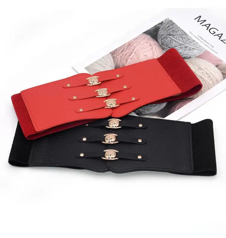 11cm Elastic Wide Corset Belts For Women Waist Plus Size Belt Female Dress Waistband Big Stretch Cummerbunds Clothes Accessory