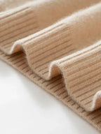 100% Cashmere Sweater Long Dress New Women High Turn-down Collar Pullover  Soft Cosy Autumn Winter Casual Solid Knitwear Dress