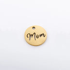 5pcs/Lot Making Mother's Day Unique Gift Pendants Stainless Steel Hollow Mom Letter Charms For Necklace Bracelet Accessories DIY