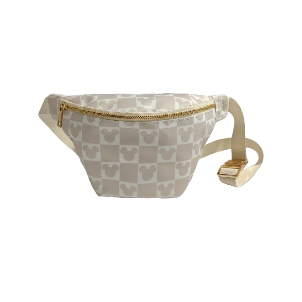 Disney Mickey New Women's Waist Bag Luxury Brand Fashion Women's Messenger Bag Cartoon Cute Women's Chest Bag High Quality