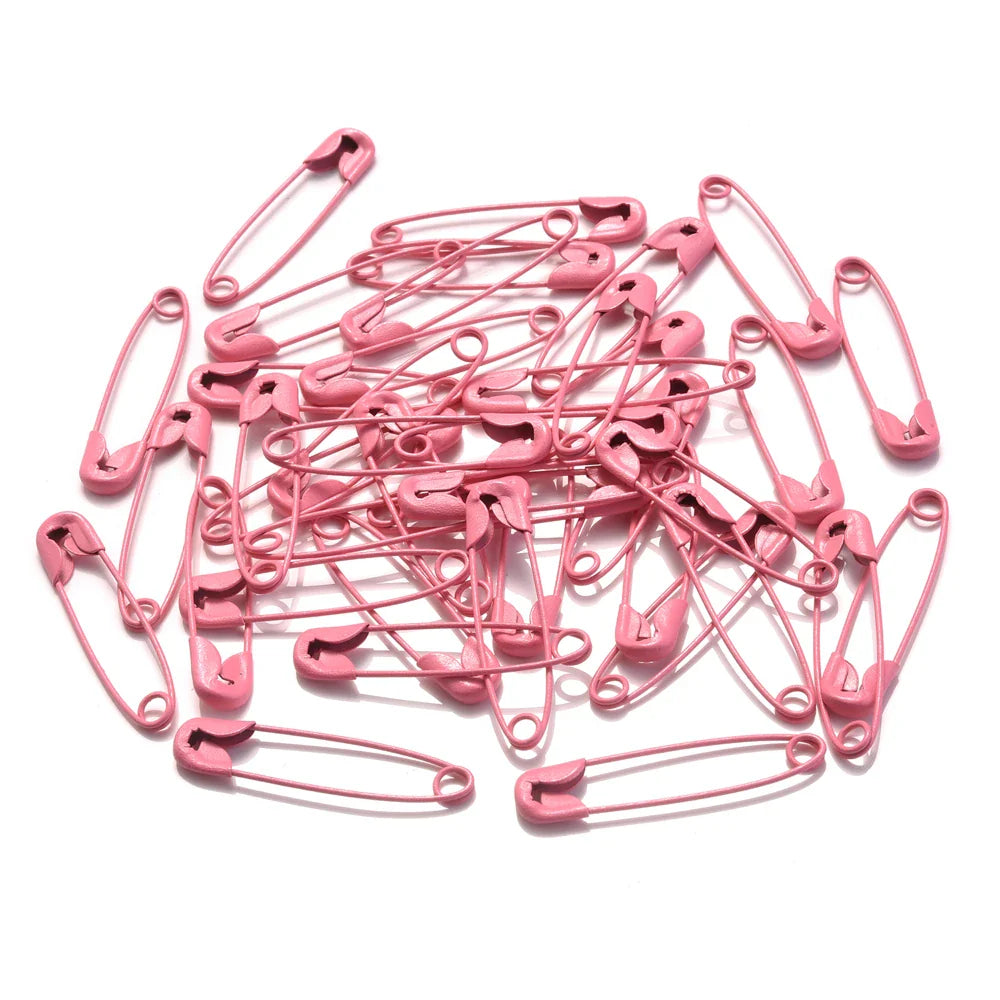 30pcs 6x30mm Colorful High Quality Safety Pins Paper Clip DIY Sewing Tools Metal Needles Large Safety Pin Brooch Accessories