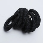 6PCS Women Glitter Hair Scrunchies Girls Elastic Hair Rubber Bands Hair Holder/Gum Hair Accessories Ponytail Hair Holders