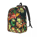 Dandys World Cool Backpack Lightweight High School Hiking Travel Game Logo Daypack for Men Women Laptop Computer Shoulder Bag