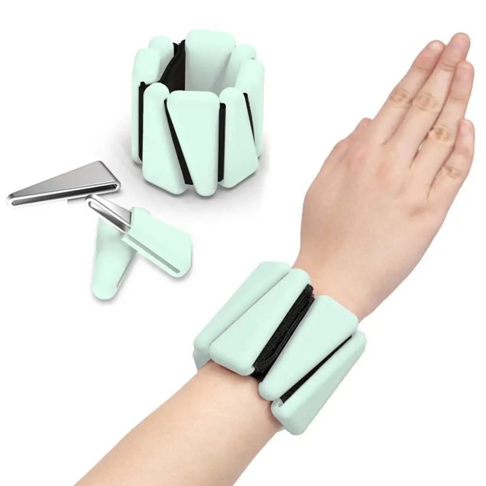 Adjustable Wrist Weight Bracelet Sweat-proof Silicone Weighted Wrist Strap Universal Skin Friendly