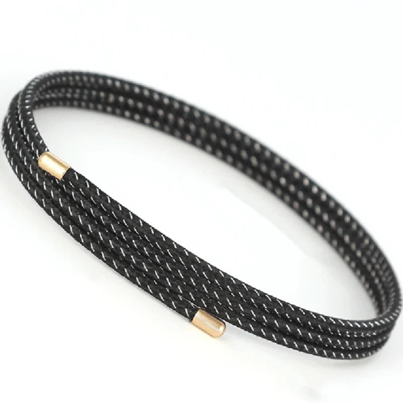 5pcs/Lot Multicolor Magnetic Rope 27cm 51cm 58cm Adjustable Magnet Milan Rope Bracelet  Necklace DIY Jewelry Making Accessories