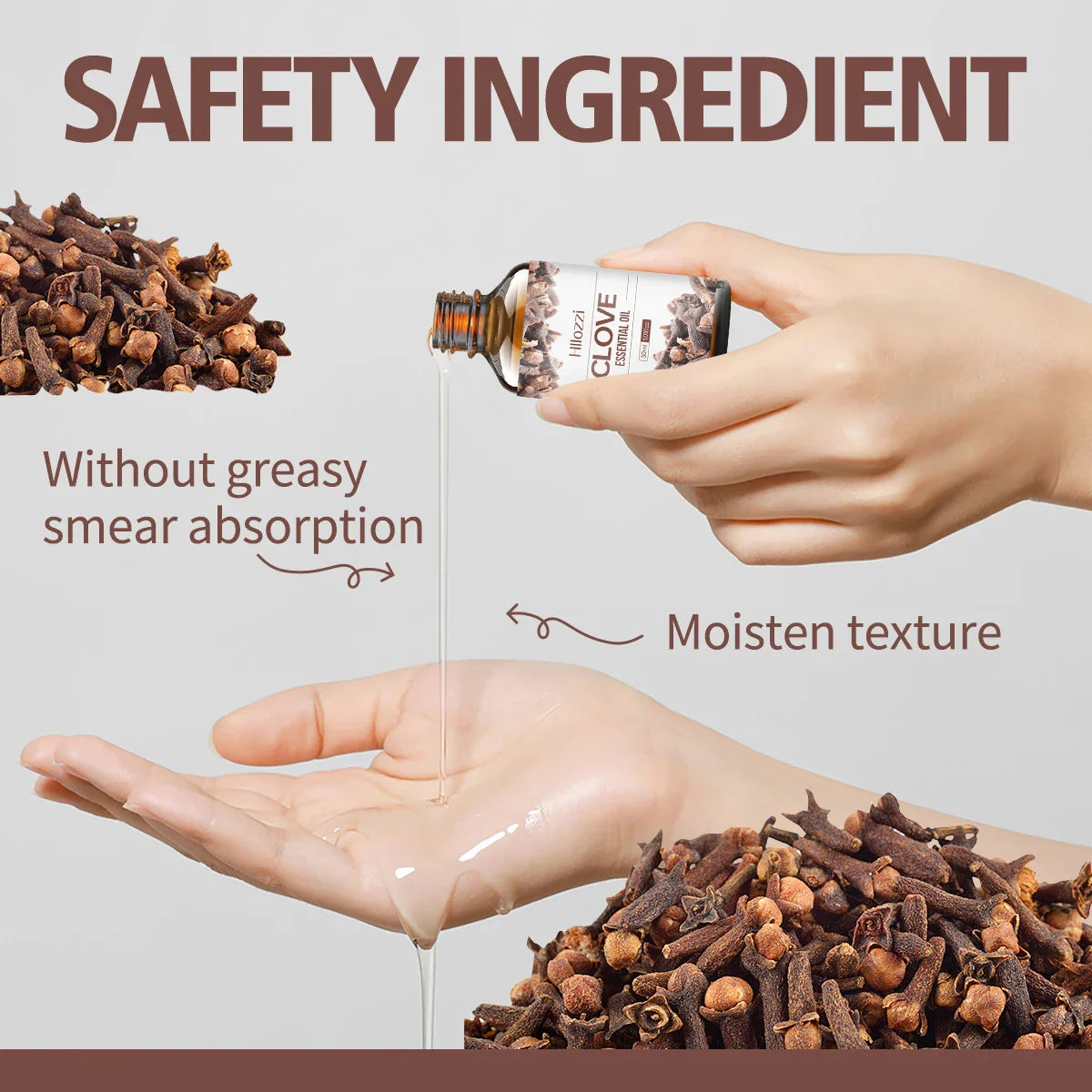 30ml clove essential oil non-greasy long-lasting fragrance aromatherapy diffuser humidifier massage soap DIY production