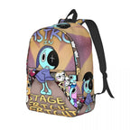 Dandys World Cool Backpack Lightweight High School Hiking Travel Game Logo Daypack for Men Women Laptop Computer Shoulder Bag