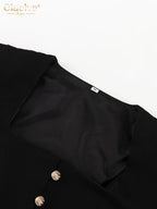 Clacive Bodycon Black Office Women's Shirt Fashion Square Collar Long Sleeve Shirts Elegant Classic Solid Tops Female Clothing