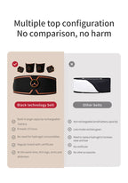 Abs Belt Abdominal Trainer EMS Muscle Stimulation Electric Exerciser Toning Belts For Leg Arm Workout Fitness Home Gym Equiment