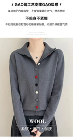 2024 New Cashmere Cardigan Women Long Sleeve Sweaters Cashmere Cardigan Autumn Winter Women  Knitwear Fashion Coat