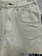 Dave&Di Summer British High Street Retro Loose Jeans With High Waist Wide Legs Broken Jeans For Women Boyfriend Style Mom Jeans