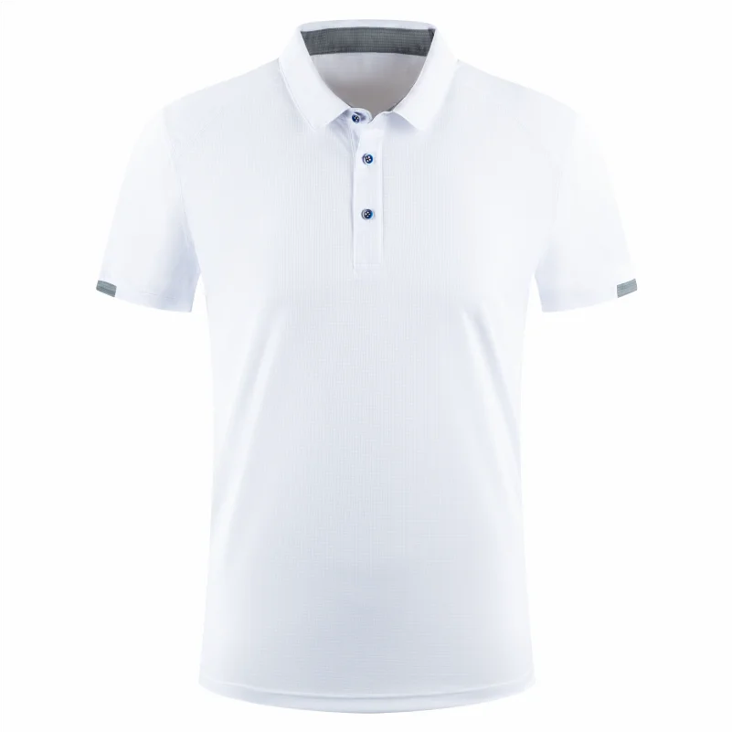 8 Colors Quick-Drying Breathable Sports Polo Shirt Custom Logo Print Embroidery Design Company Brand Tops S-4xl