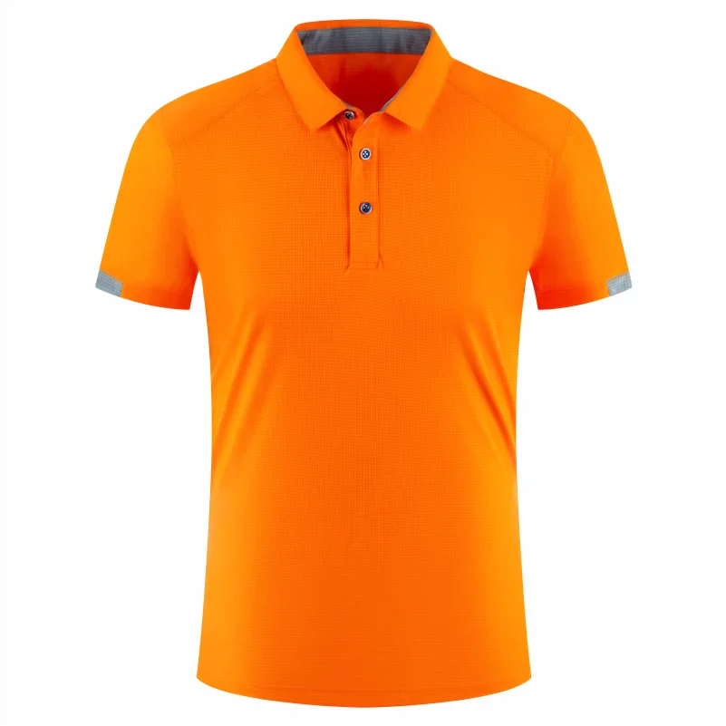 8 Colors Quick-Drying Breathable Sports Polo Shirt Custom Logo Print Embroidery Design Company Brand Tops S-4xl